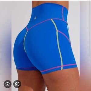 EUC SZ S 4” LOCHNESS WAVE SHORTS h20 blue